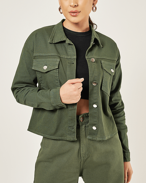 Camisa store feminina militar