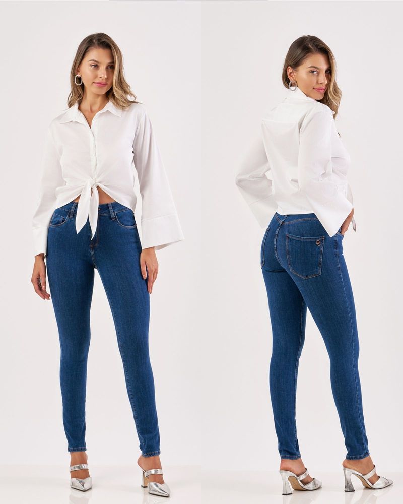 Camisa feminina com hot sale nó